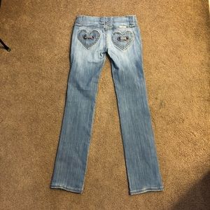Frankie B heart jeans